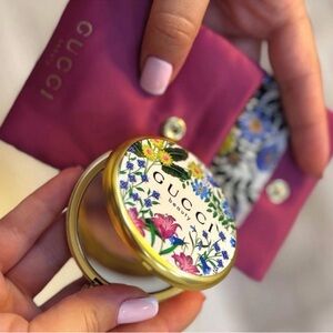 Gucci Gold Floral Beauty Mirror
